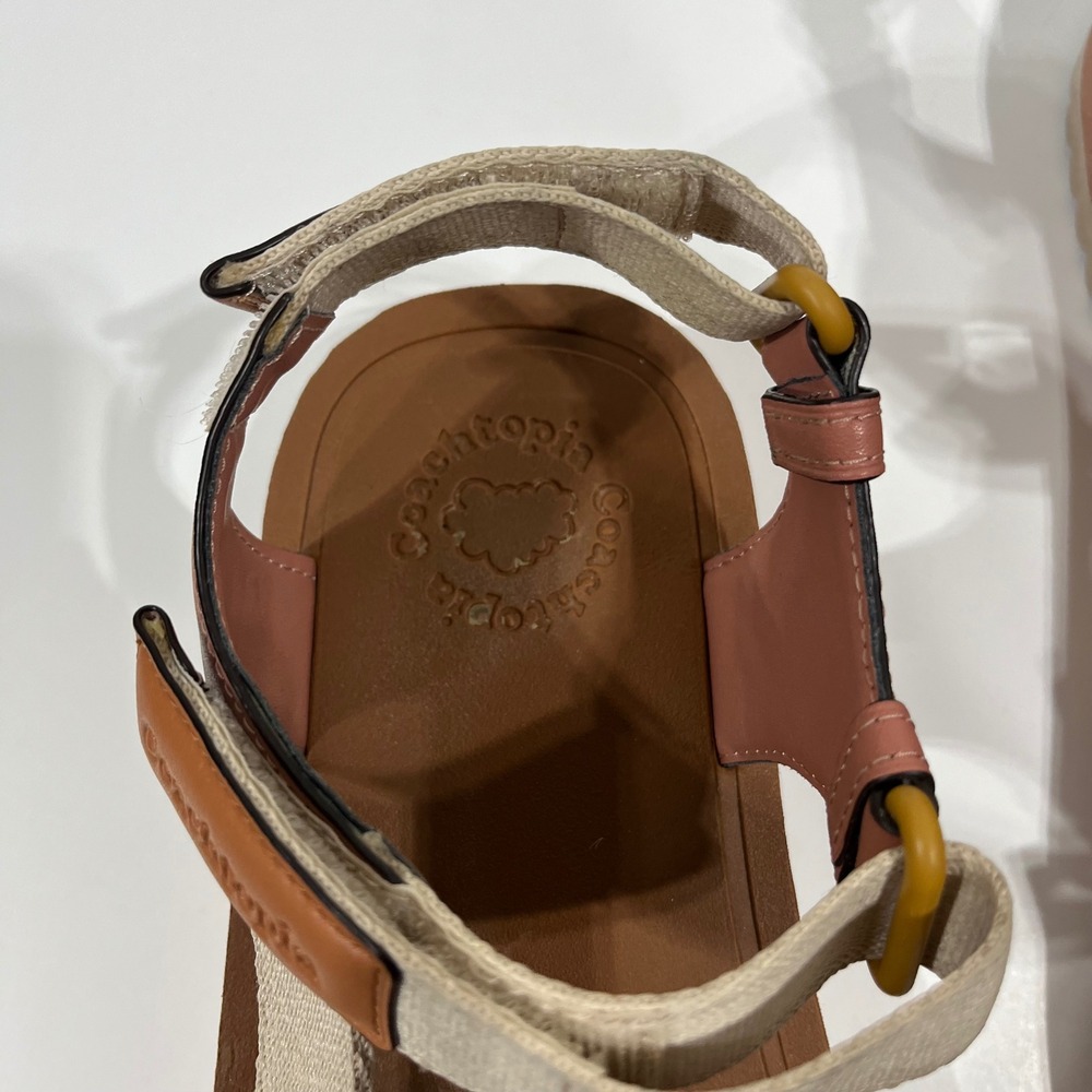 Coachtopia Strappy Sport Sandals Platform Adjustable Slides Womens 9 Open Toe - Picture 9 of 15